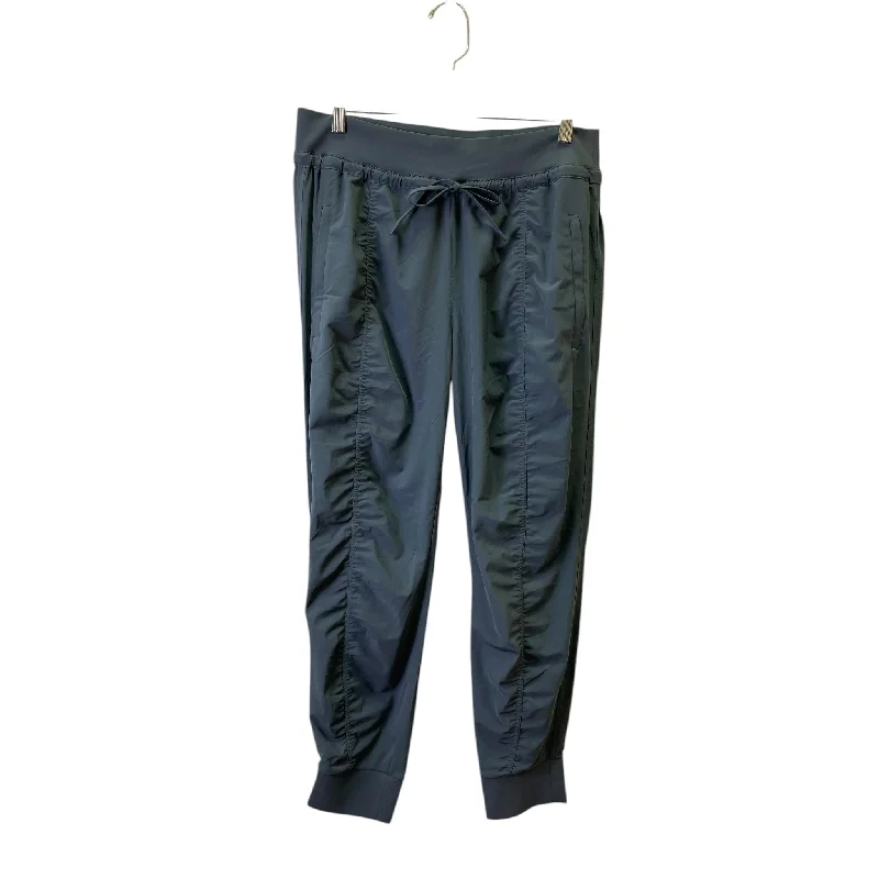 Waterproof rain pants for stormy weather protection -Athletic Pants By Athleta In Blue, Size:12P