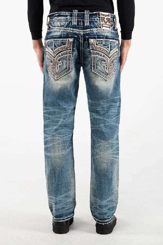 High Waisted Jeans for Shape -ESTEBAN STRAIGHT JEANS