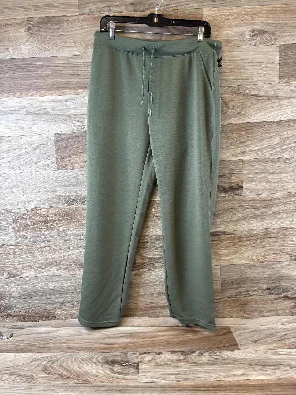 Relaxed chino pants for casual Friday offices -Athletic Pants By Members Mark In Green, Size: L