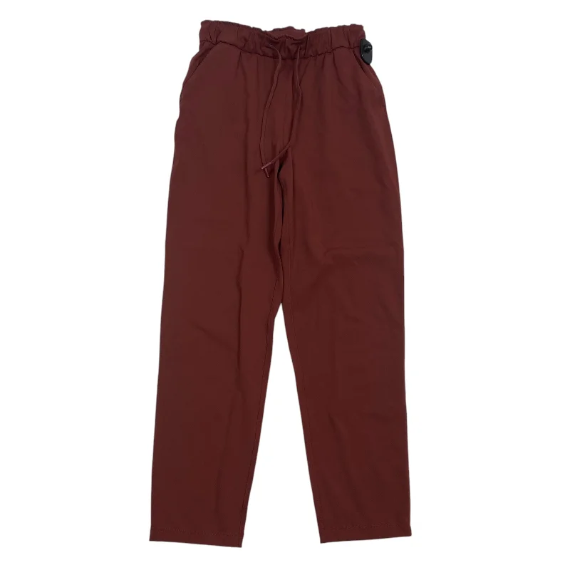 Bold patterned pants for standout fashion statements -Athletic Pants By Lululemon In Red, Size: 6