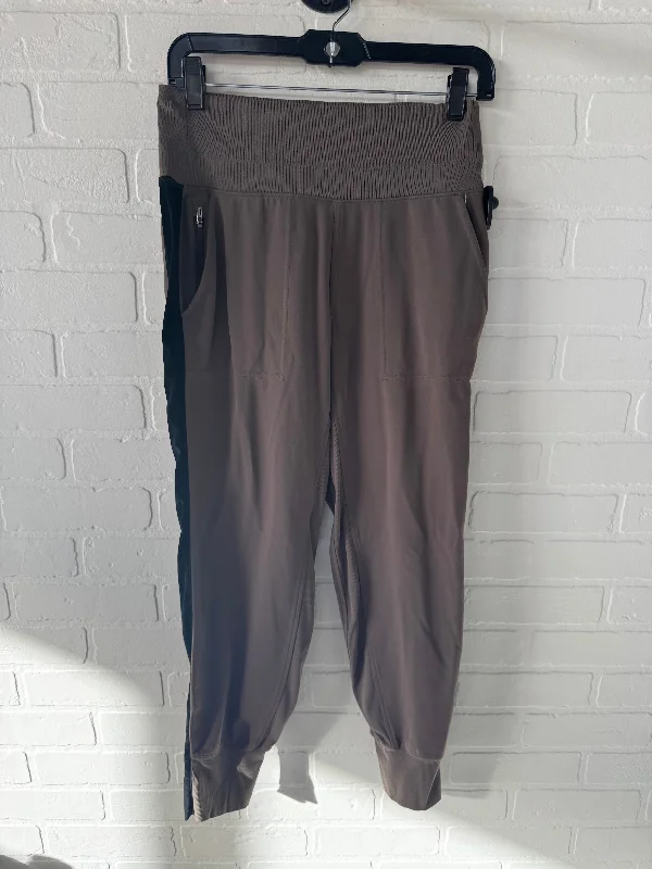 Durable twill pants for tough outdoor jobs -Athletic Pants By Athleta In Black & Brown, Size: 4