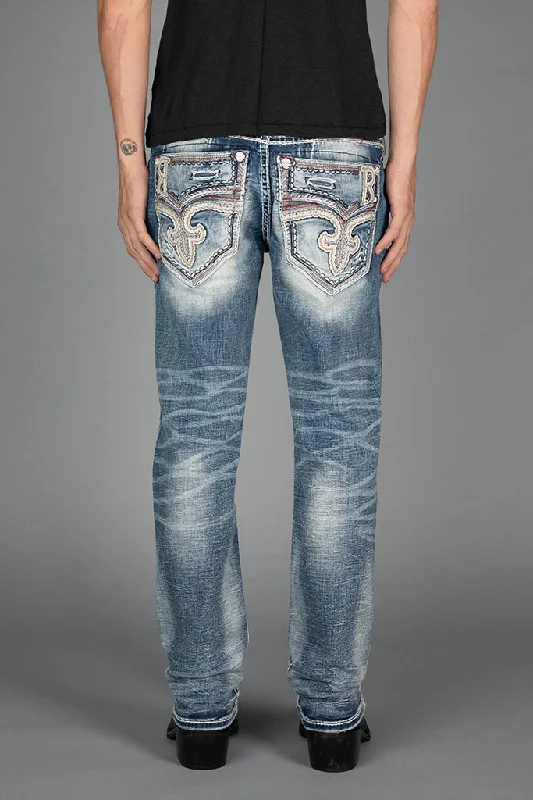 Faded Jeans for Laid-back -JAKUB STRAIGHT JEANS