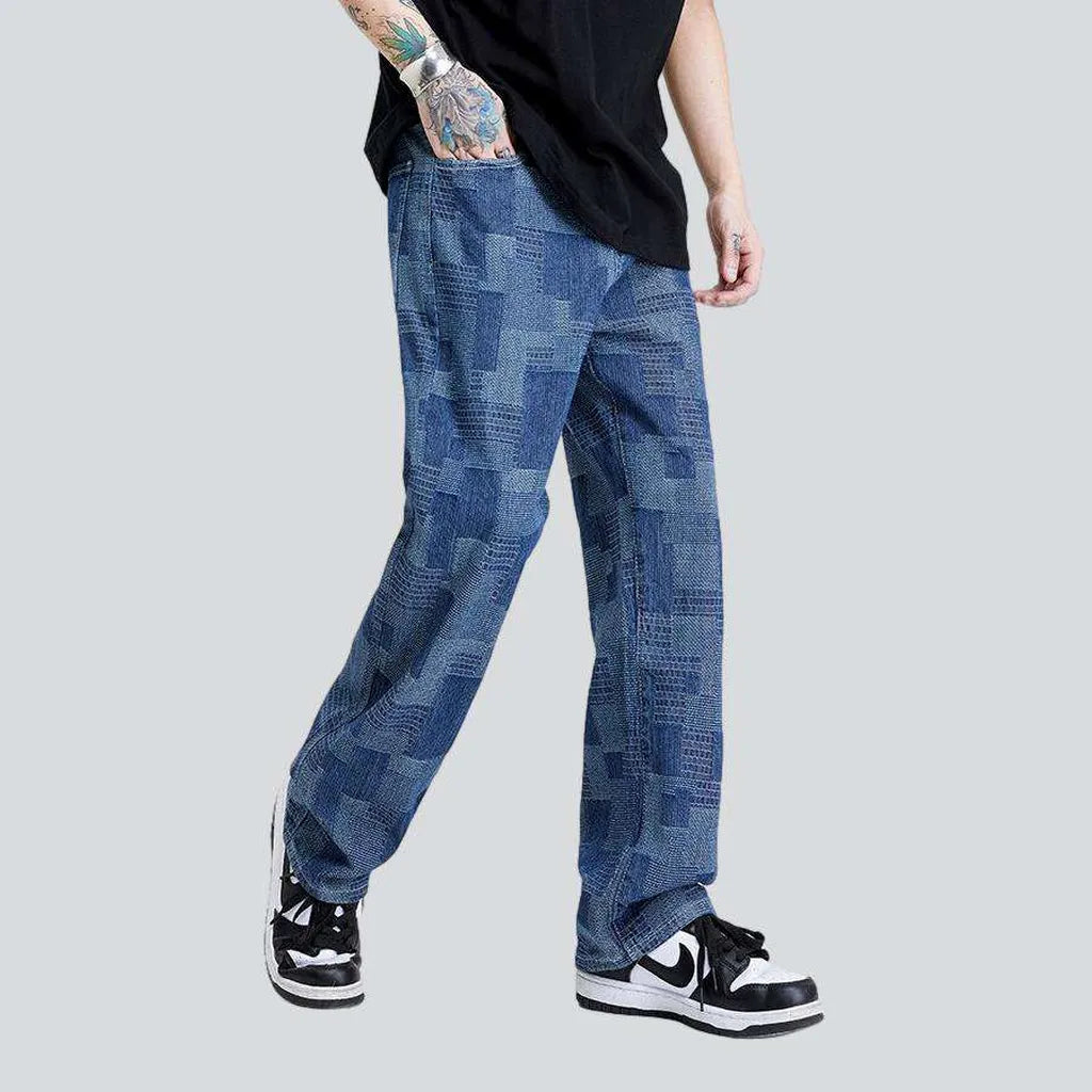 Wedding Jeans for Casual -Hip-hop men's baggy jeans