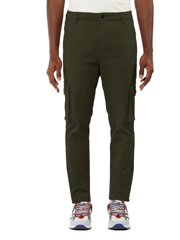 Bold patterned pants for standout fashion statements -BASIC CARGO PANTS | ARMY