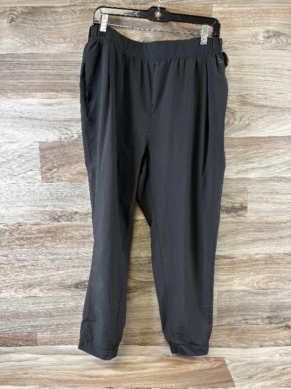 Stylish flare pants for retro party looks -Athletic Pants By Calia In Black, Size: L