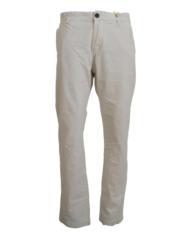 Soft jogger pants for relaxed weekend lounging -Scotch & Soda Amster Regular Fit Chino Pants - White