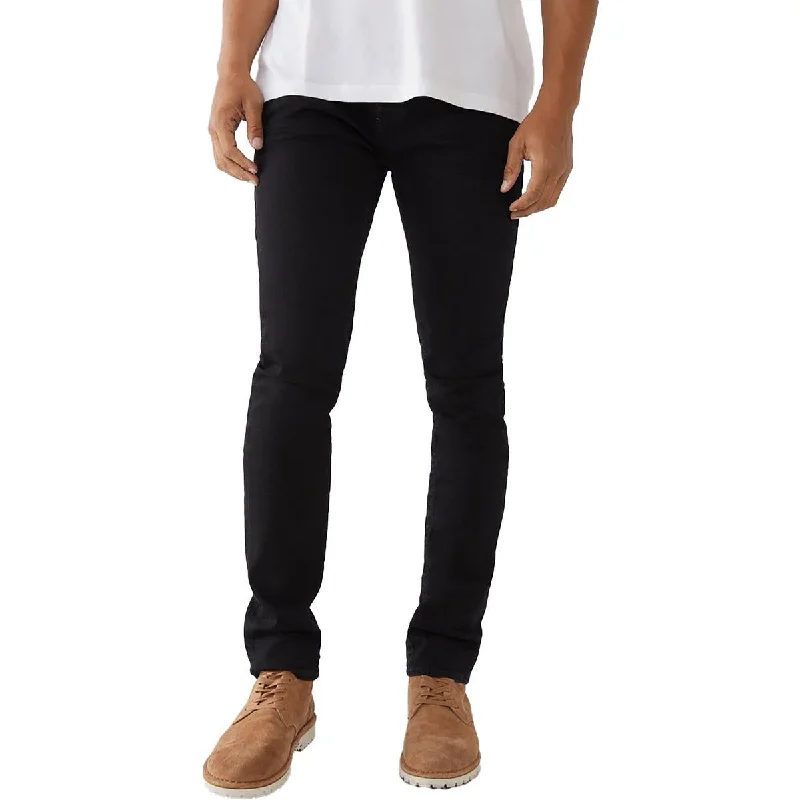 White Jeans for Fresh Look -True Religion Mens Rocco Mid-Rise Relaxed Skinny Jeans