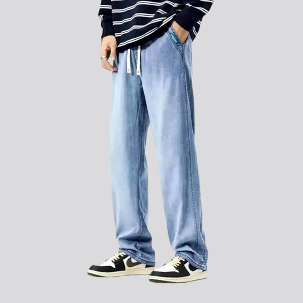 Stretch Jeans for Flexibility -Hip-hop baggy jeans
 for men