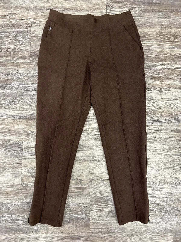 Multi-pocket pants for organized travel convenience -Athletic Pants By Athleta In Brown, Size: S