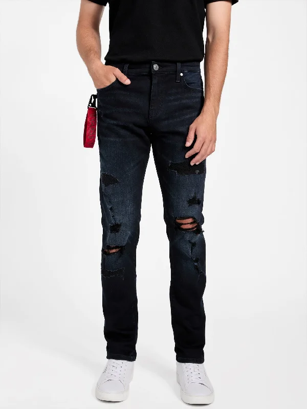 Party Jeans for Night Out -Bowen Destroyed Skinny Jeans