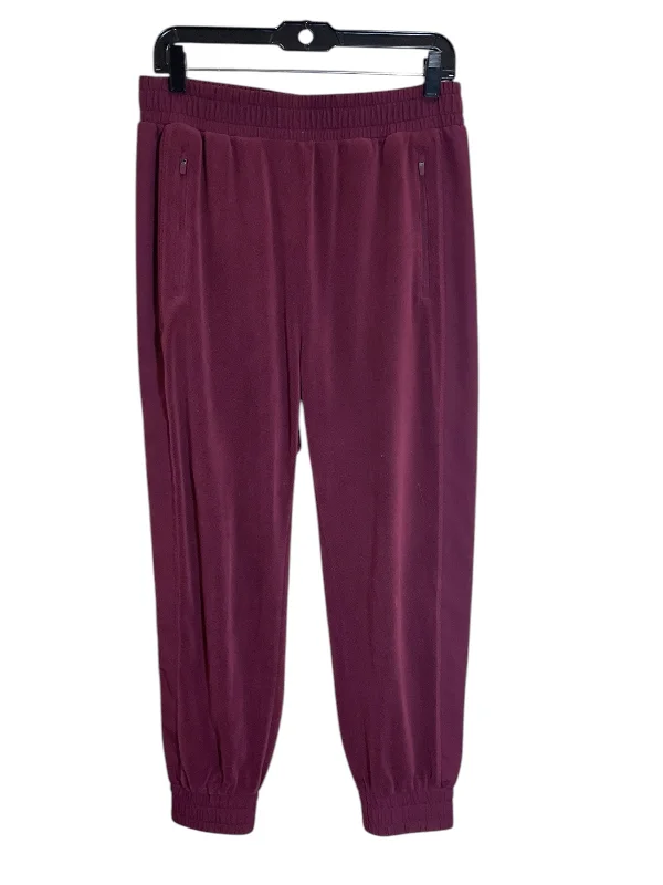 Breathable cotton pants for all-day summer ease -Athletic Pants By Zyia In Purple, Size: L