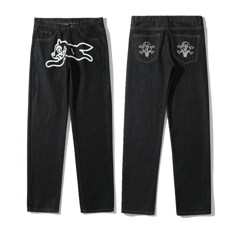 Fishing Jeans for Water -Men Hip Hop Baggy Jeans