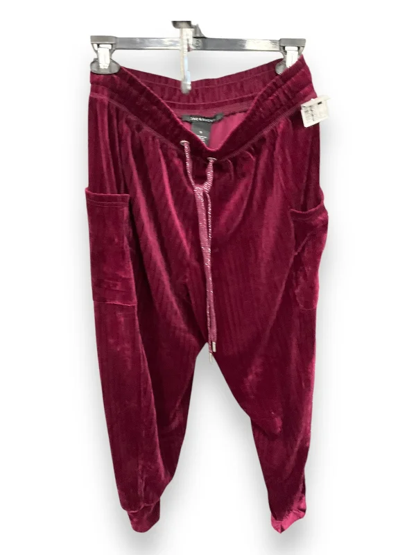 Casual khaki pants for weekend errand runs -Athletic Pants By Zac And Rachel In Maroon, Size: S