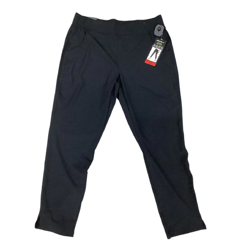 Adjustable waist pants for custom fit ease -Athletic Pants By Eddie Bauer In Black, Size: M