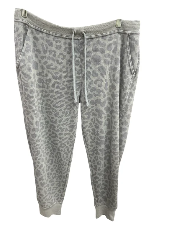 Breathable linen pants for hot summer days -Athletic Pants By Nike Apparel In Animal Print, Size: M