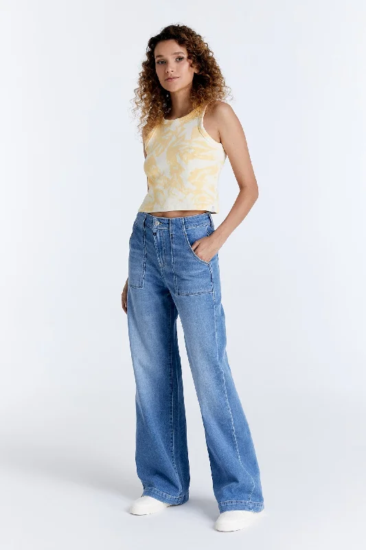 Anniversary Jeans for Special -Lulu High Waist Jeans Light Blue