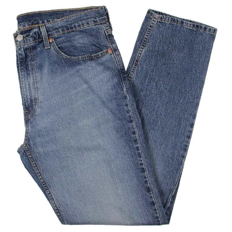 Overalls Jeans for Workwear -Levi Strauss & Co. Mens 502 Denim Mid-Rise Tapered Leg Jeans