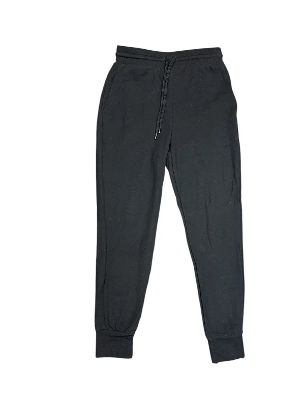 Designer leather pants for high-fashion nightwear -Athletic Pants By The North Face In Black, Size: S