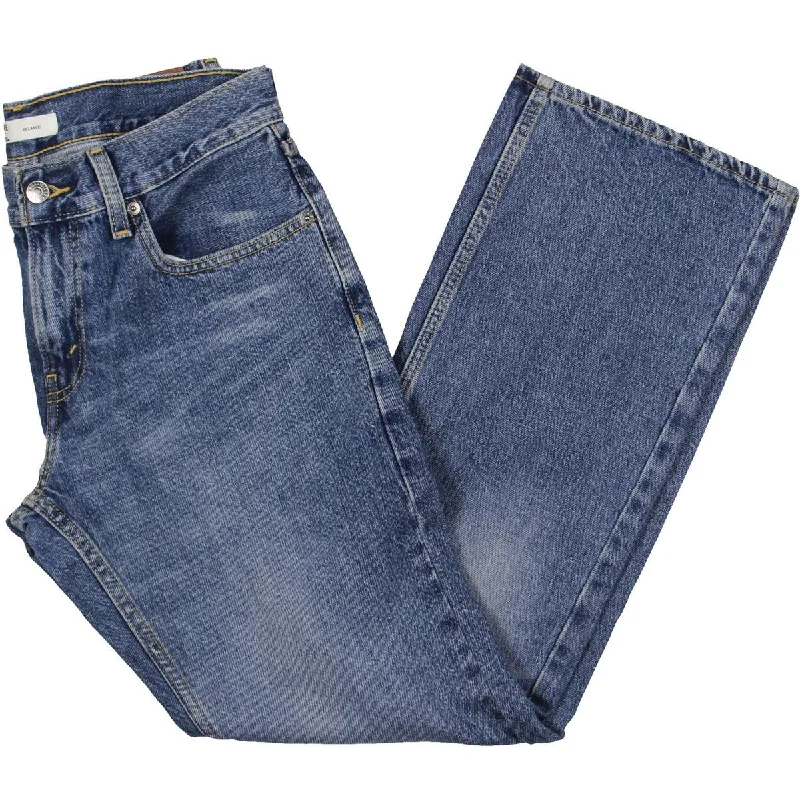 Pencil Skirt Jeans for Sophistication -Signature by Levi Strauss & Co. Mens Relaxed Mid-Rise Straight Leg Jeans