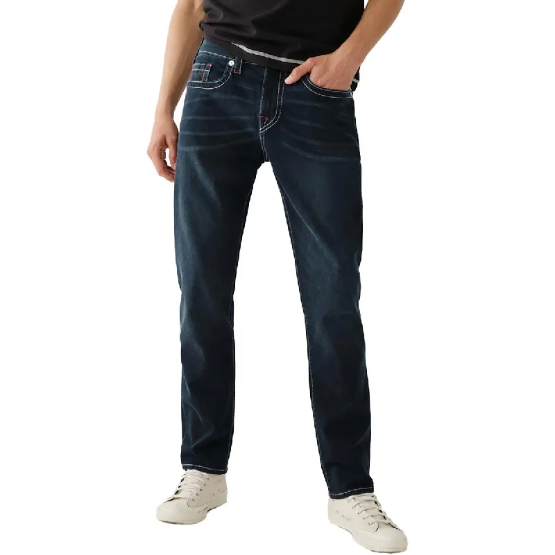 Mini Skirt Jeans for Flirty -True Religion Mens Relaxed Dark Wash Slim Jeans