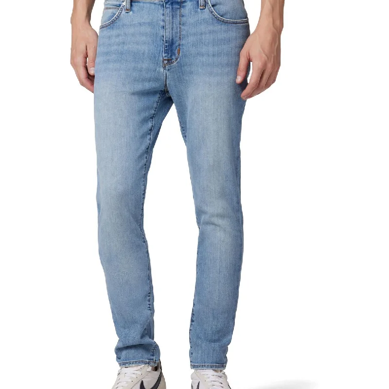 Organic Jeans for Natural -Hudson Mens Ash Distressed Denim Slim Jeans