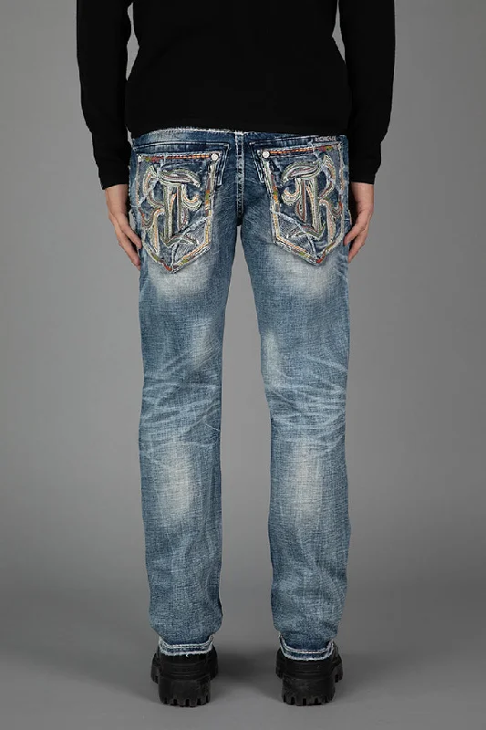 Side Pocket Jeans for Extra -JETH STRAIGHT JEANS