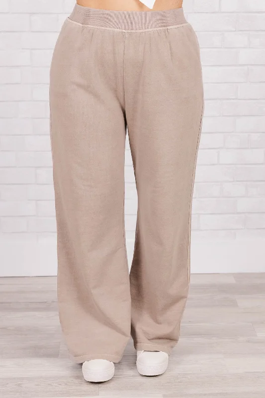 Bold plaid pants for eye-catching style choices -Keeping It Simple Pants, Ash Mocha