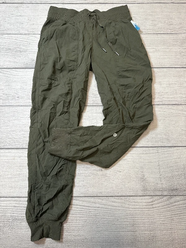 Breathable chino pants for warm climate comfort -Athletic Pants By Lululemon In Green, Size: 6