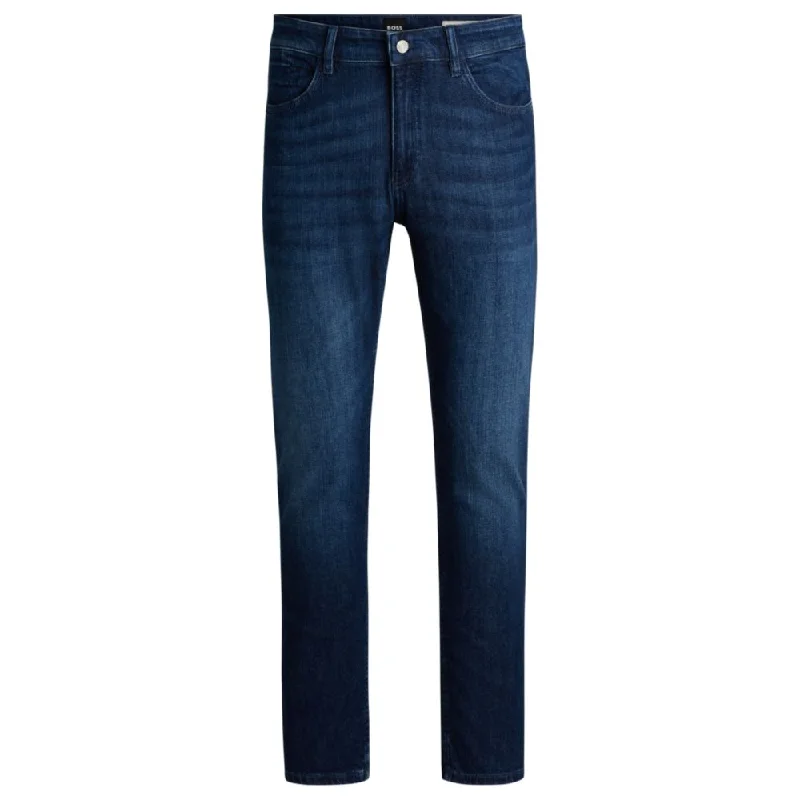 Shopping Jeans for Convenient -Slim-fit jeans in blue mechanical-stretch denim