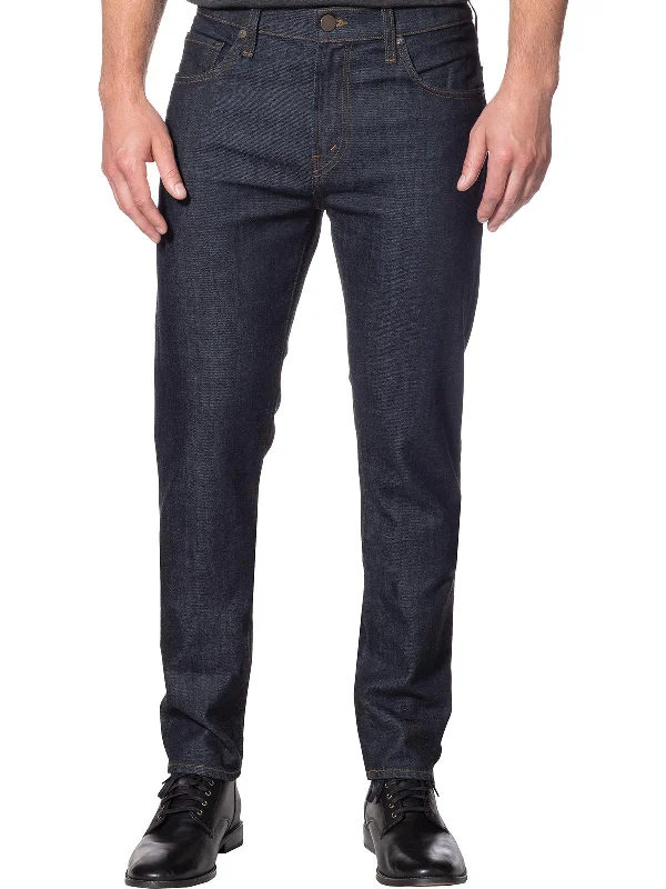 Designer Jeans for Luxury -Kane Mens Denim Dark Wash Straight Leg Jeans