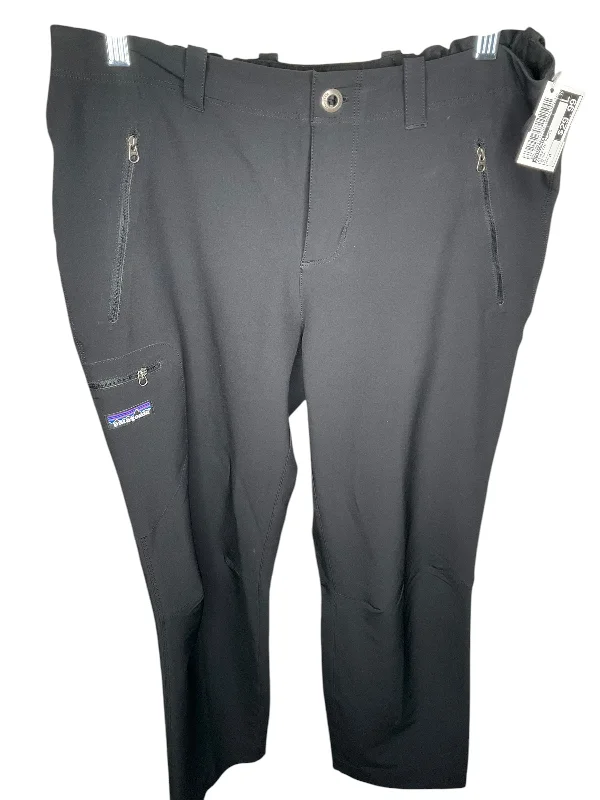 Lightweight culottes pants for summer fashion flair -Athletic Pants By Patagonia In Black, Size: M