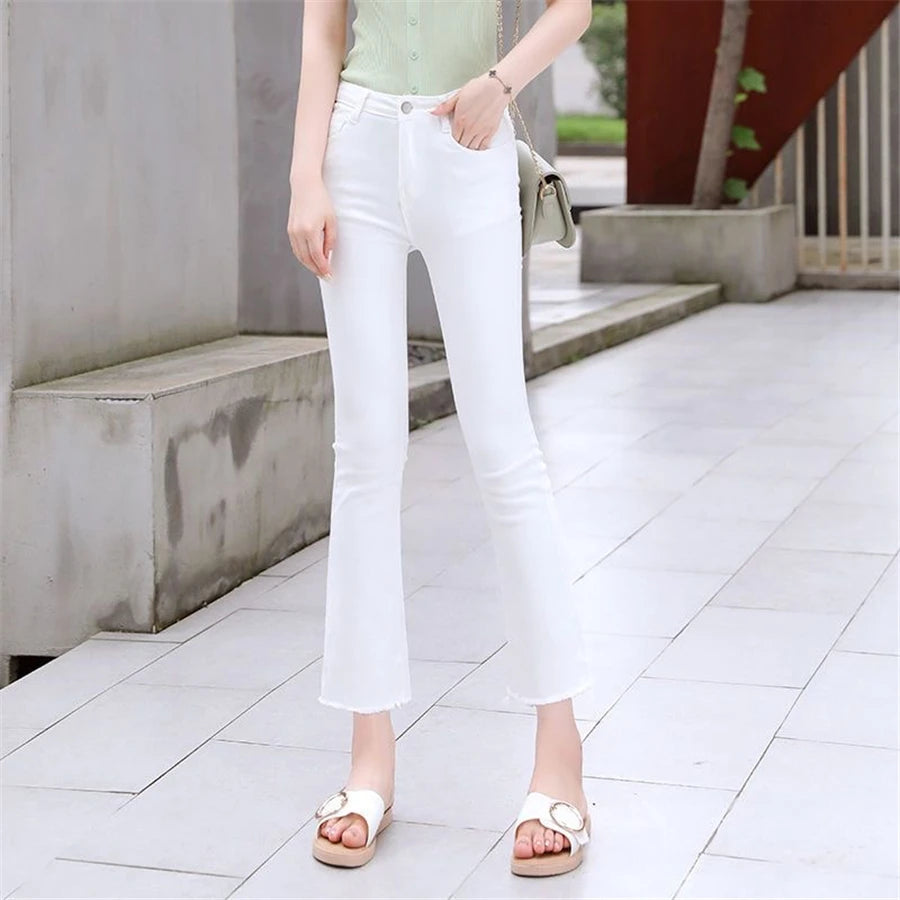 Stonewashed Jeans for Softness -Summer High Waist Jeans