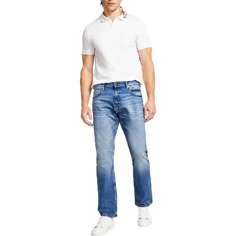 Relaxed Jeans for Comfortable -Guess Mens Rodeo Denim Straight Leg Jeans