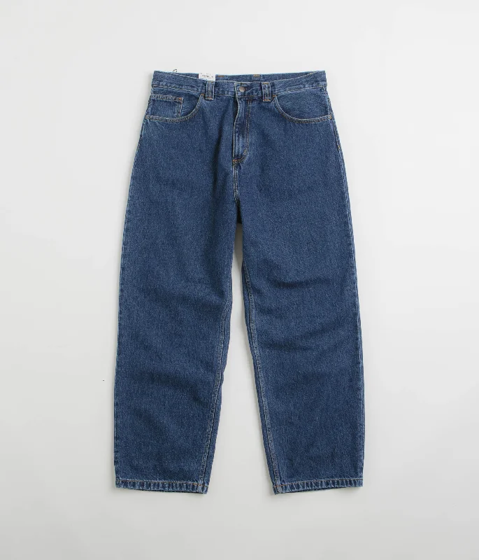 Classic wool pants for cold weather elegance -Carhartt Brandon Denim Pants - Blue