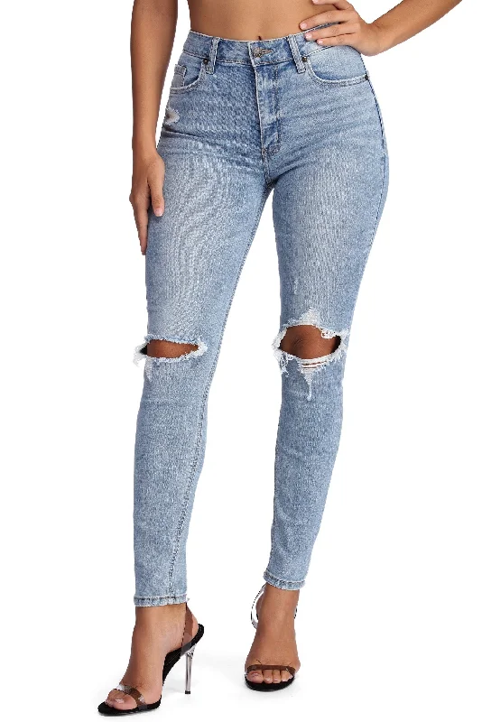 Graduation Jeans for Milestone -Breaking Free High Waist Jeans