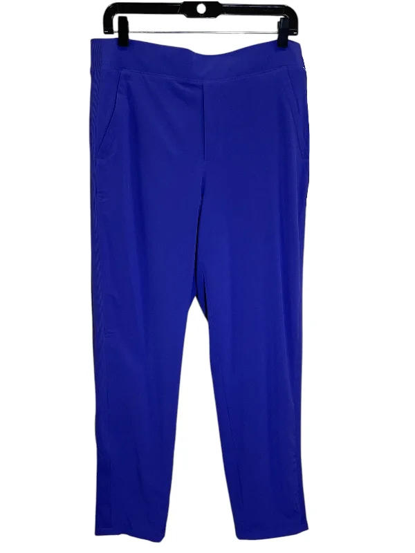 Bold plaid pants for eye-catching style choices -Athletic Pants By Athleta In Blue, Size: 10