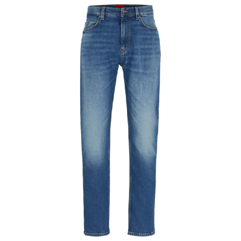 Organic Jeans for Natural -Slim-fit jeans in blue stretch denim