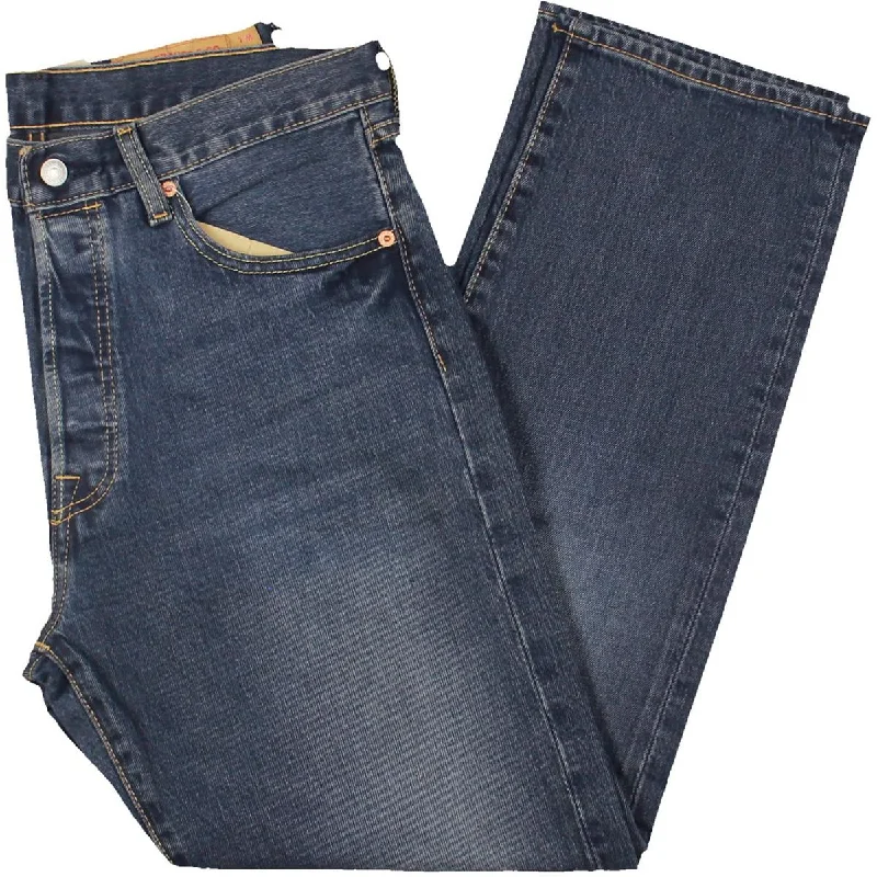 Gym Jeans for Workout -Levi's Mens 501 Denim Straight Leg Jeans