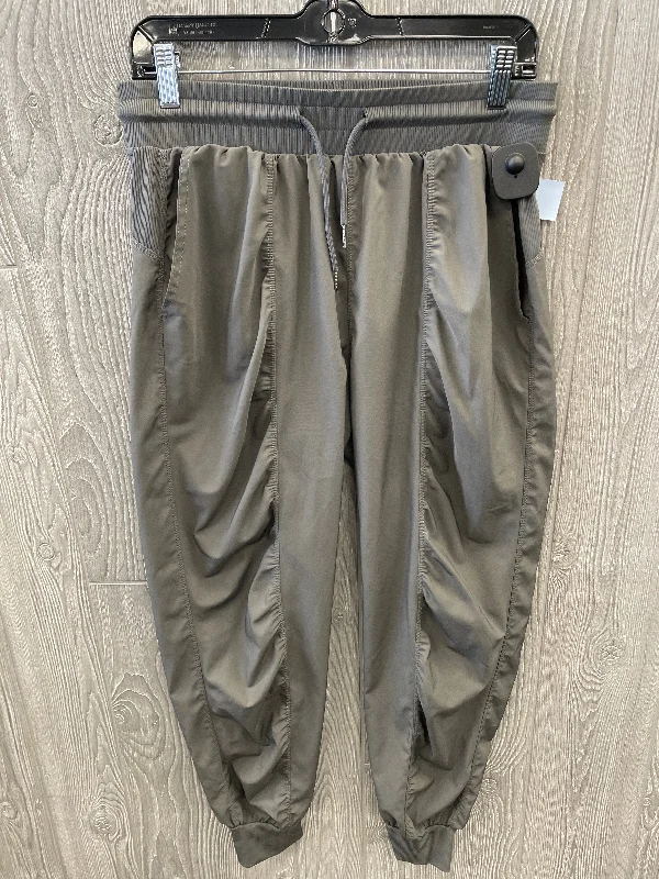 Stylish leather pants for edgy night looks -Athletic Pants By Clothes Mentor In Grey, Size: Xl