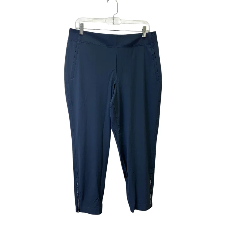 Warm flannel pants for chilly morning lounging -Athletic Pants By Athleta In Blue, Size:12P