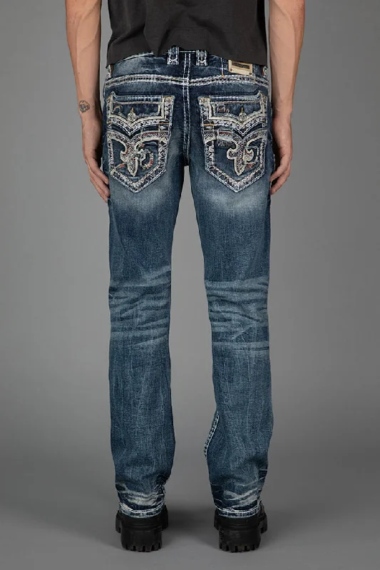 Belt Loops Jeans for Accessorizing -FOLIAGE BOOTCUT JEANS