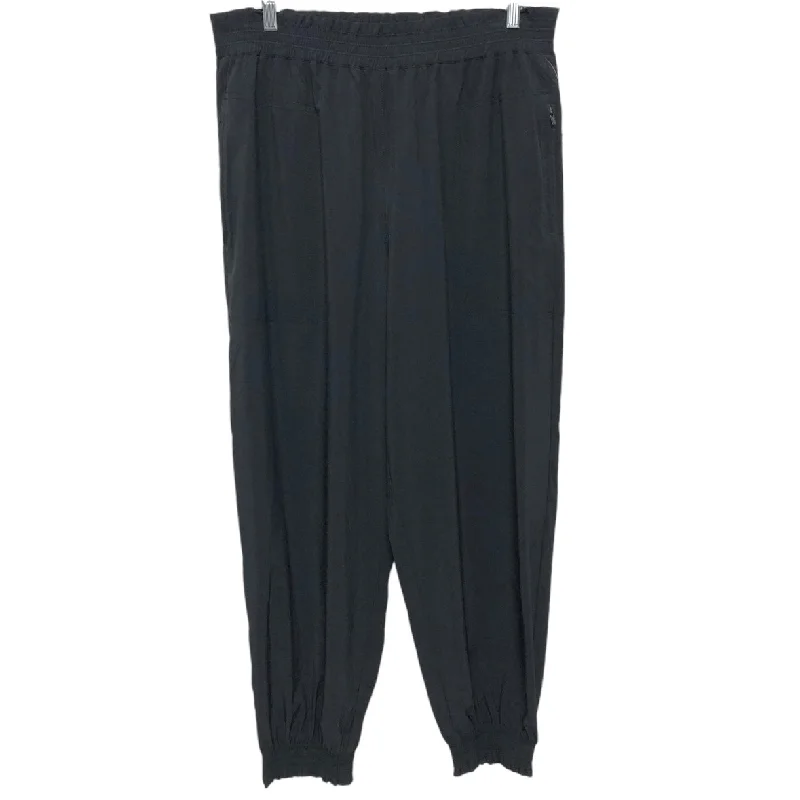 Athletic track pants for running training days -Athletic Pants By Athleta In Black, Size: 12