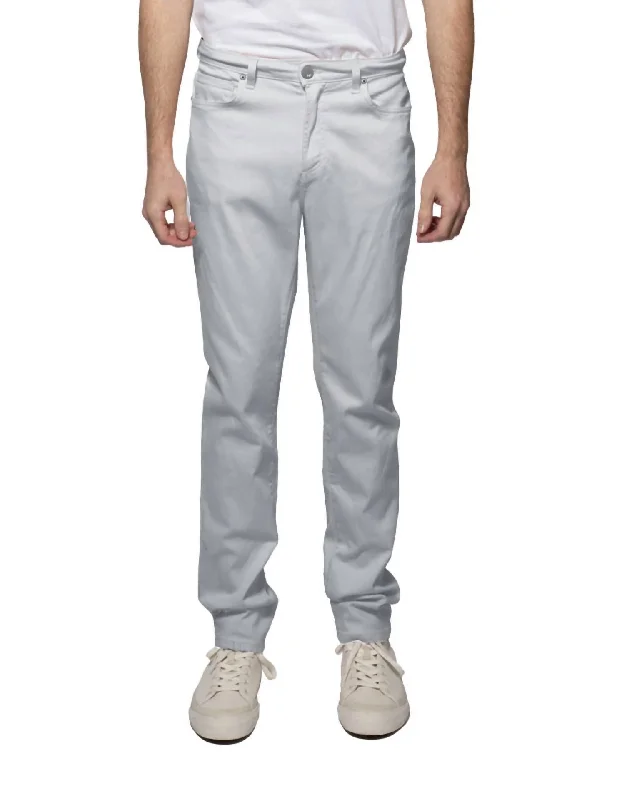 Gym Jeans for Workout -Brando Parisian Luxe Jeans In Light Grey