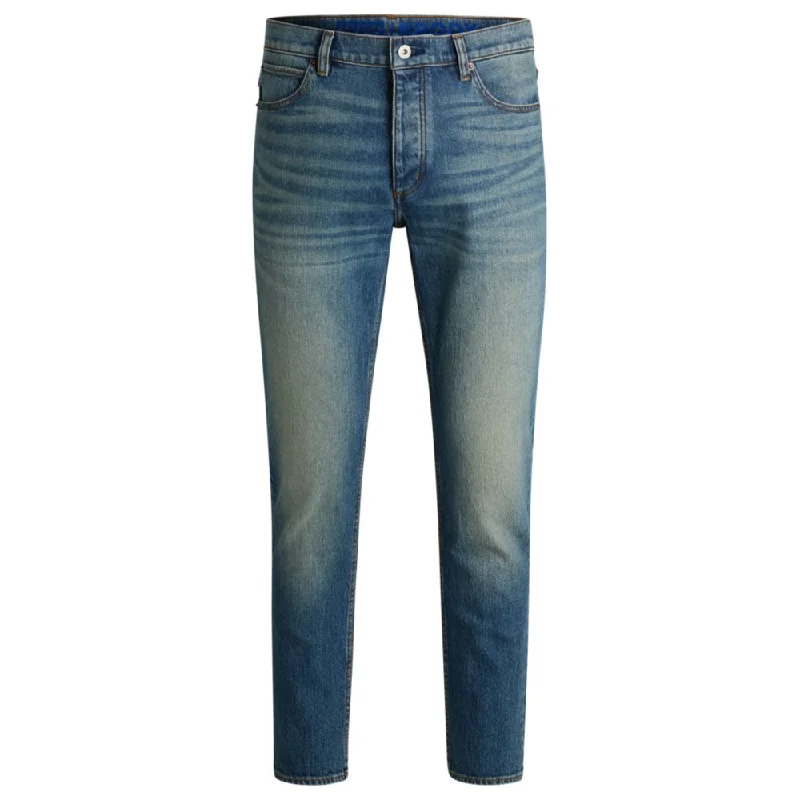 Christmas Jeans for Seasonal -Tapered-fit jeans in blue tinted denim