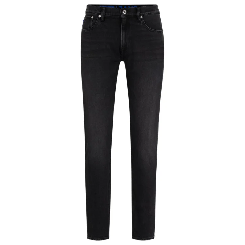 Wide Leg Jeans for Comfort -Extra-slim-fit jeans in stonewashed stretch denim