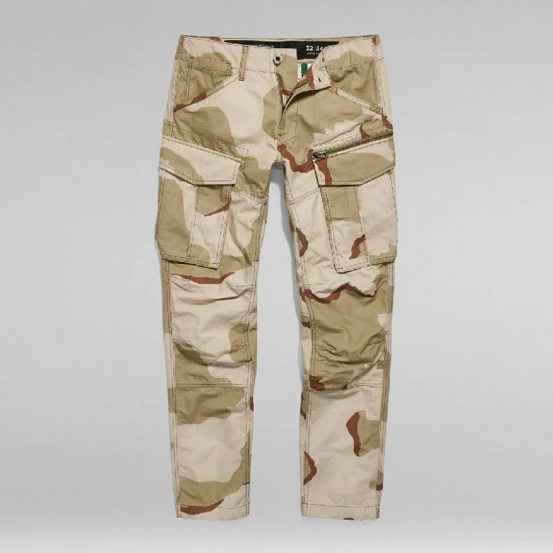 Lightweight jogger pants for summer evening strolls -G-Star “Rovic” Brick Desert Camo Pants