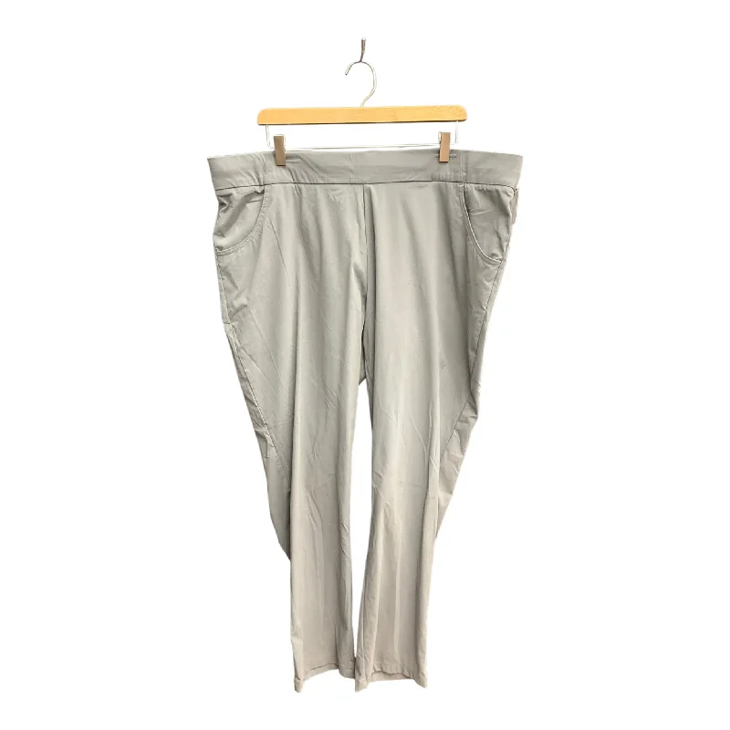 Tailored wool pants for sharp winter dressing -Athletic Pants By Columbia In Grey, Size: 2x