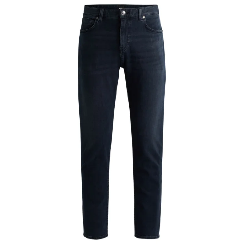 Branded Jeans for Quality -Maine Regular-fit jeans in coal-navy Italian denim