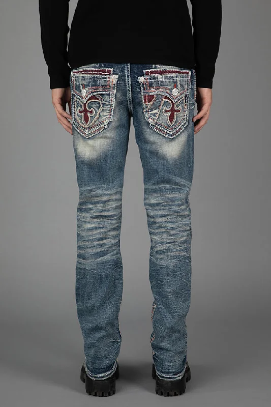 Casual Friday Jeans for Relaxed -WATERFALL STRAIGHT JEANS