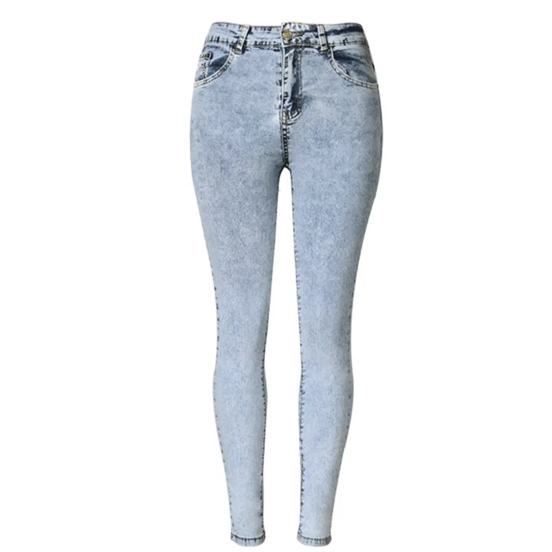 Eco-friendly hemp pants for sustainable clothing choices -High Waist Women Denim Pants